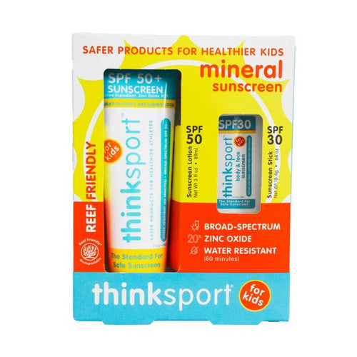 Thinksport Kids Safe Sunscreen Combo Pack