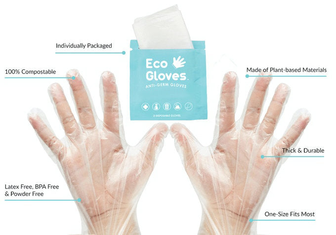 Eco-friendly disposable gloves